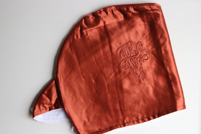 Silk hair towel