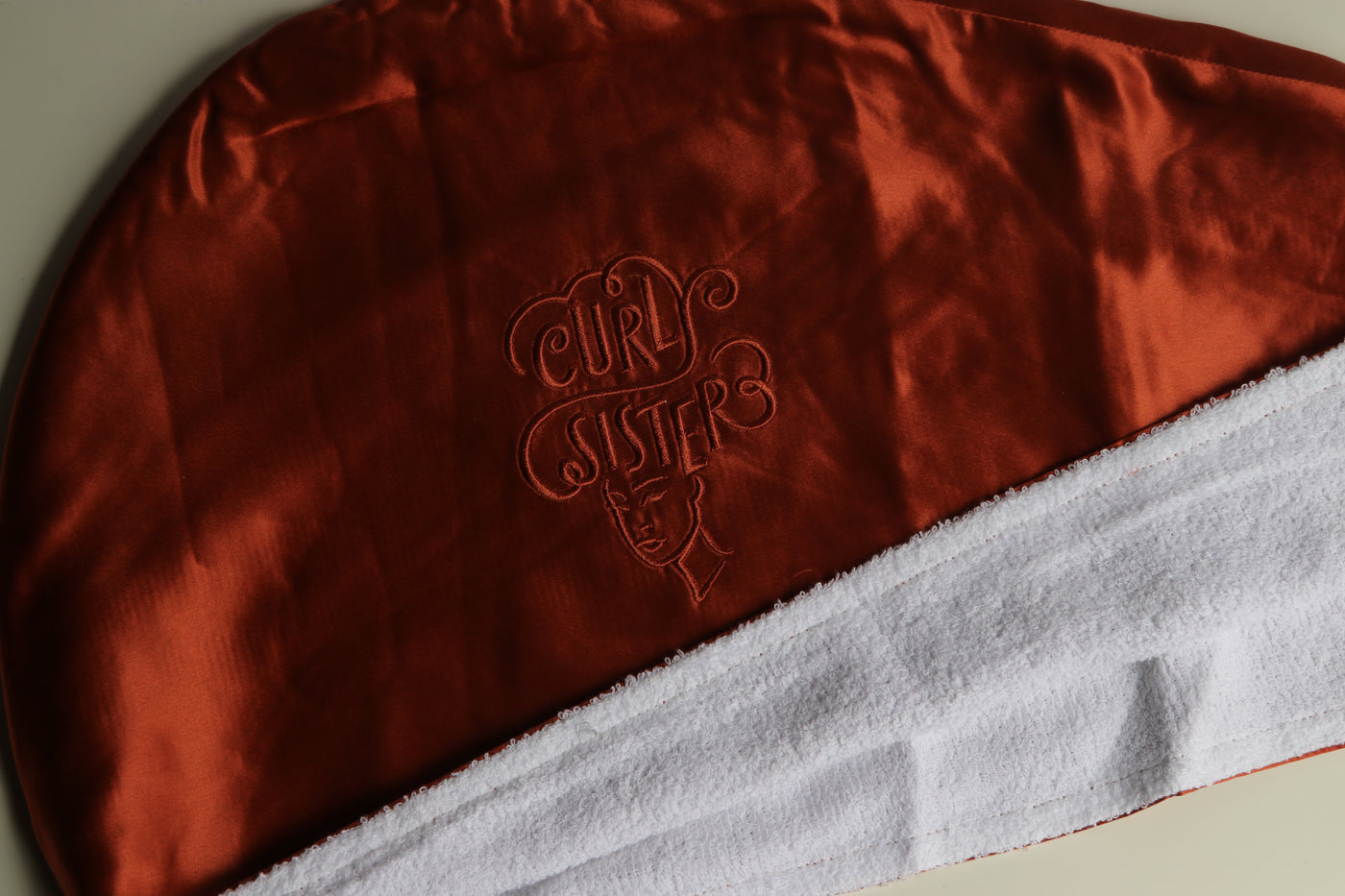 Silk hair towel