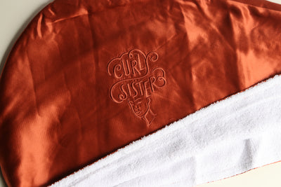 Silk hair towel
