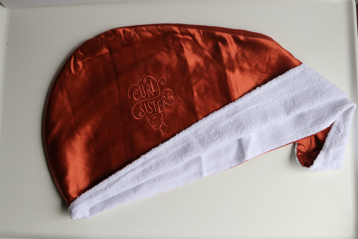 Silk hair towel