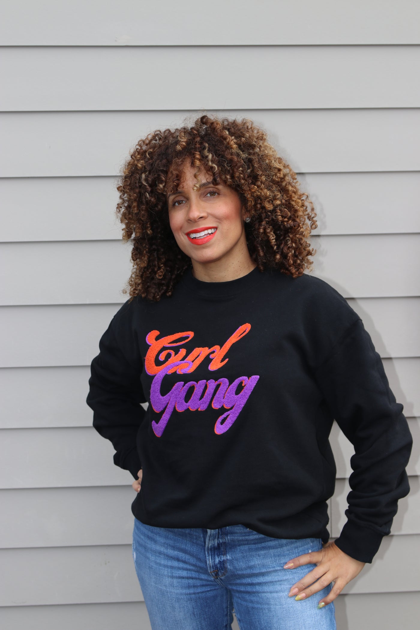 Custom chenil sweatshirt - Curl Gang