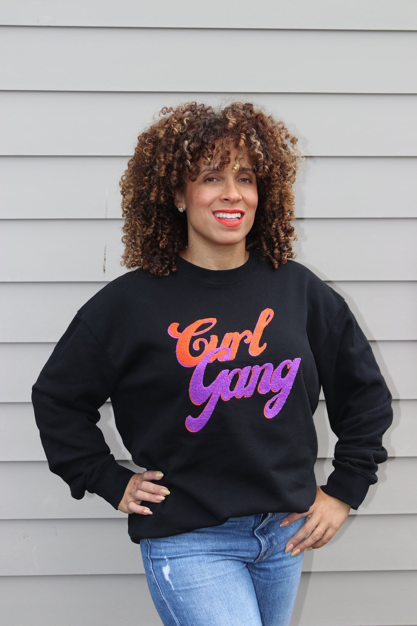 Custom chenil sweatshirt - Curl Gang