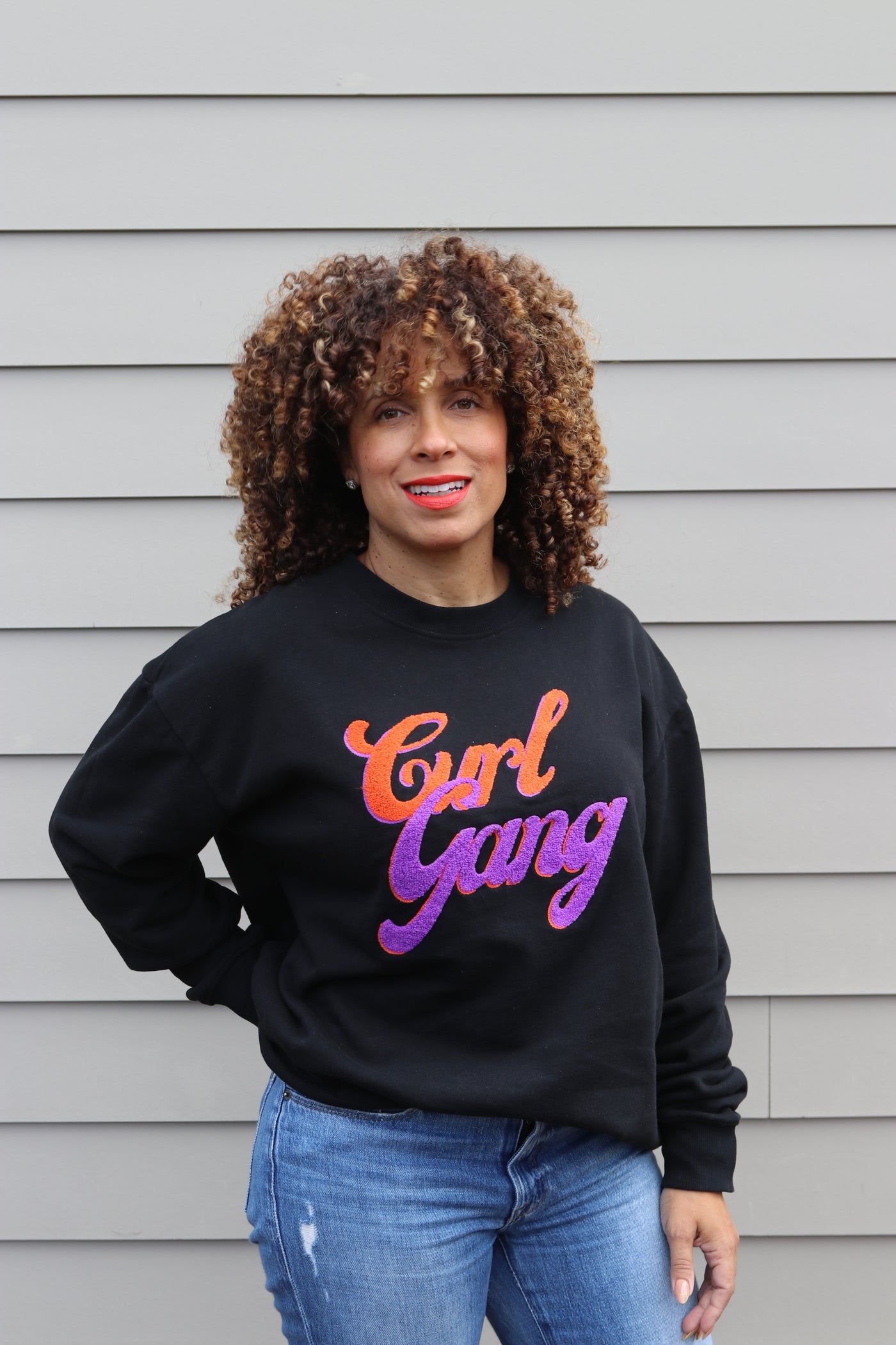 Custom chenil sweatshirt - Curl Gang