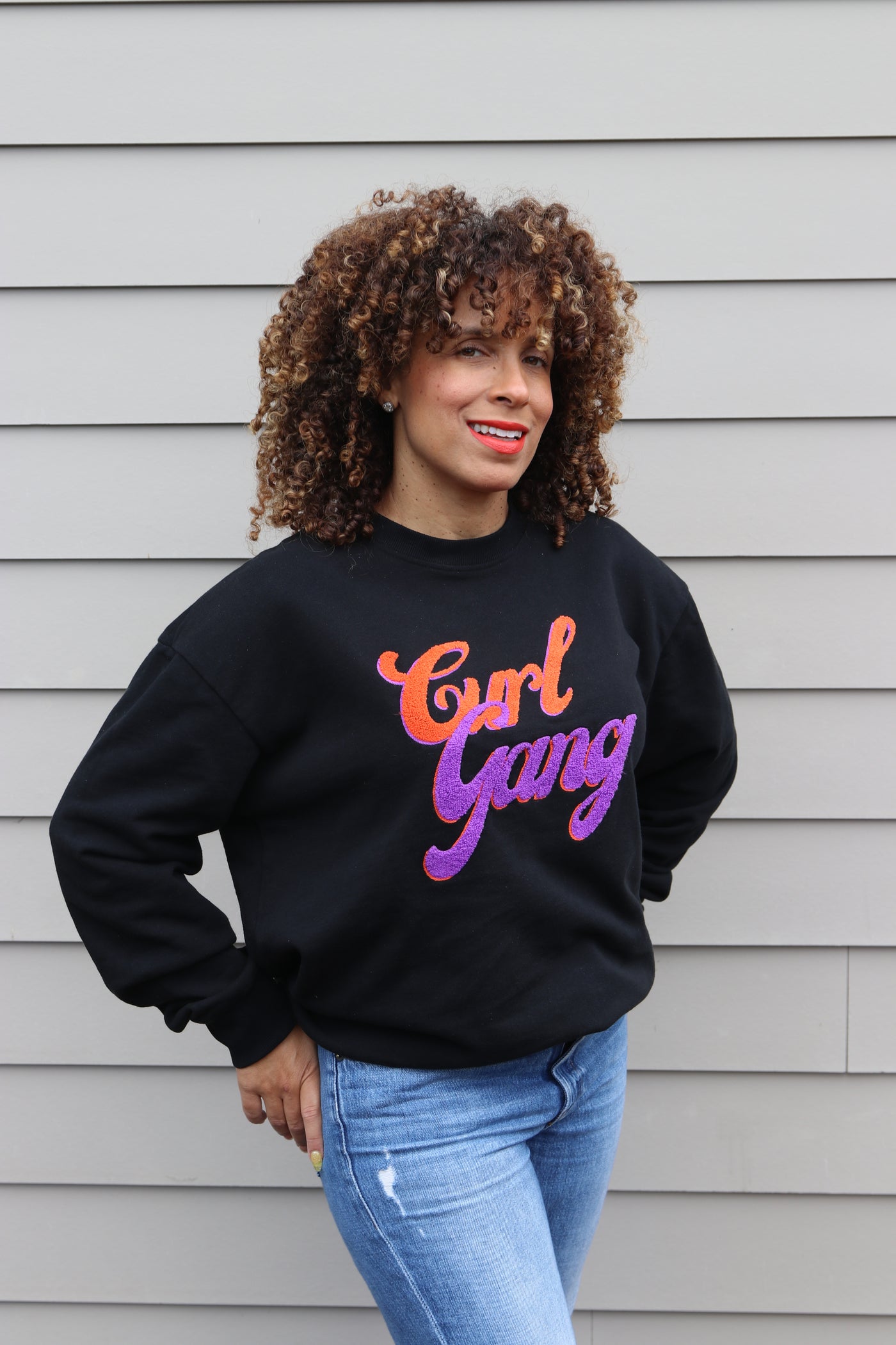 Custom chenil sweatshirt - Curl Gang