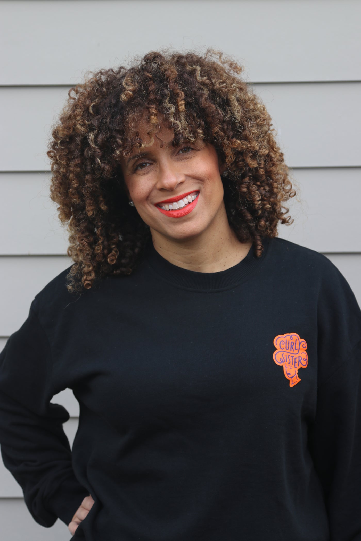Custom puff print sweatshirt