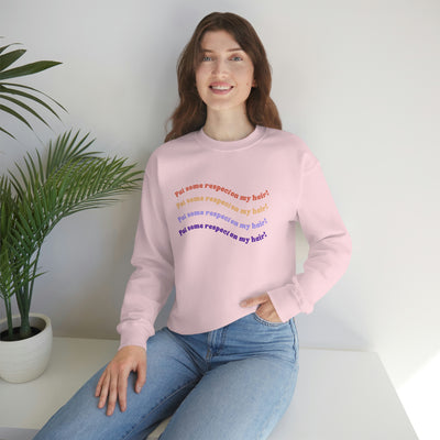 Put Some Respect On My Hair! - Unisex Heavy Blend™ Crewneck Sweatshirt - curlysister