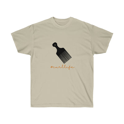 #curllife - Unisex Ultra Cotton Tee - curlysister