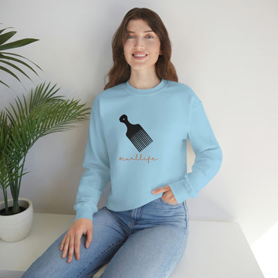 curl life - Unisex Heavy Blend™ Crewneck Sweatshirt - curlysister