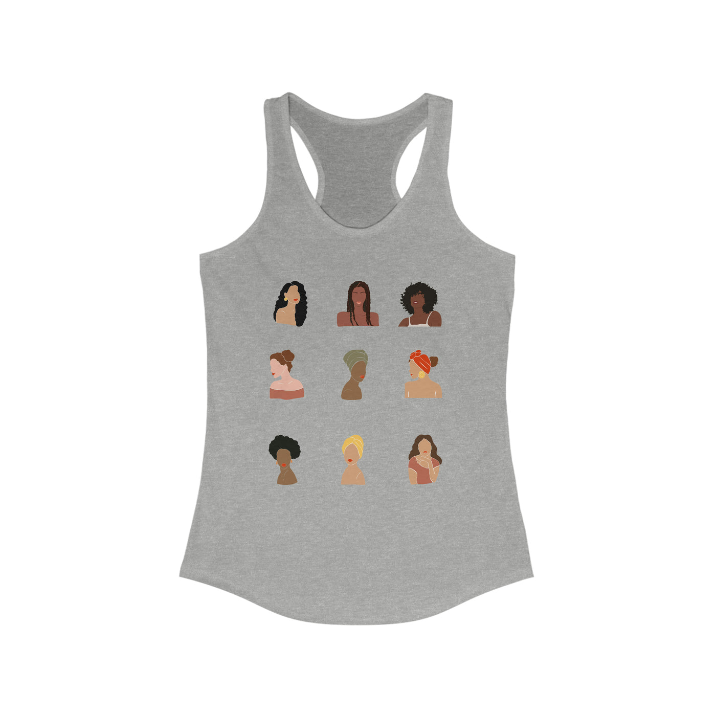 World Of Curls - Women's Ideal Racerback Tank - curlysister