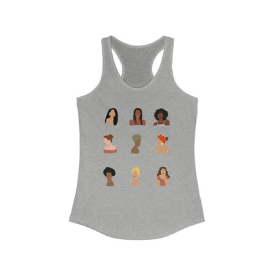 World Of Curls - Women's Ideal Racerback Tank - curlysister