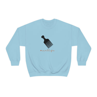 curl life - Unisex Heavy Blend™ Crewneck Sweatshirt - curlysister