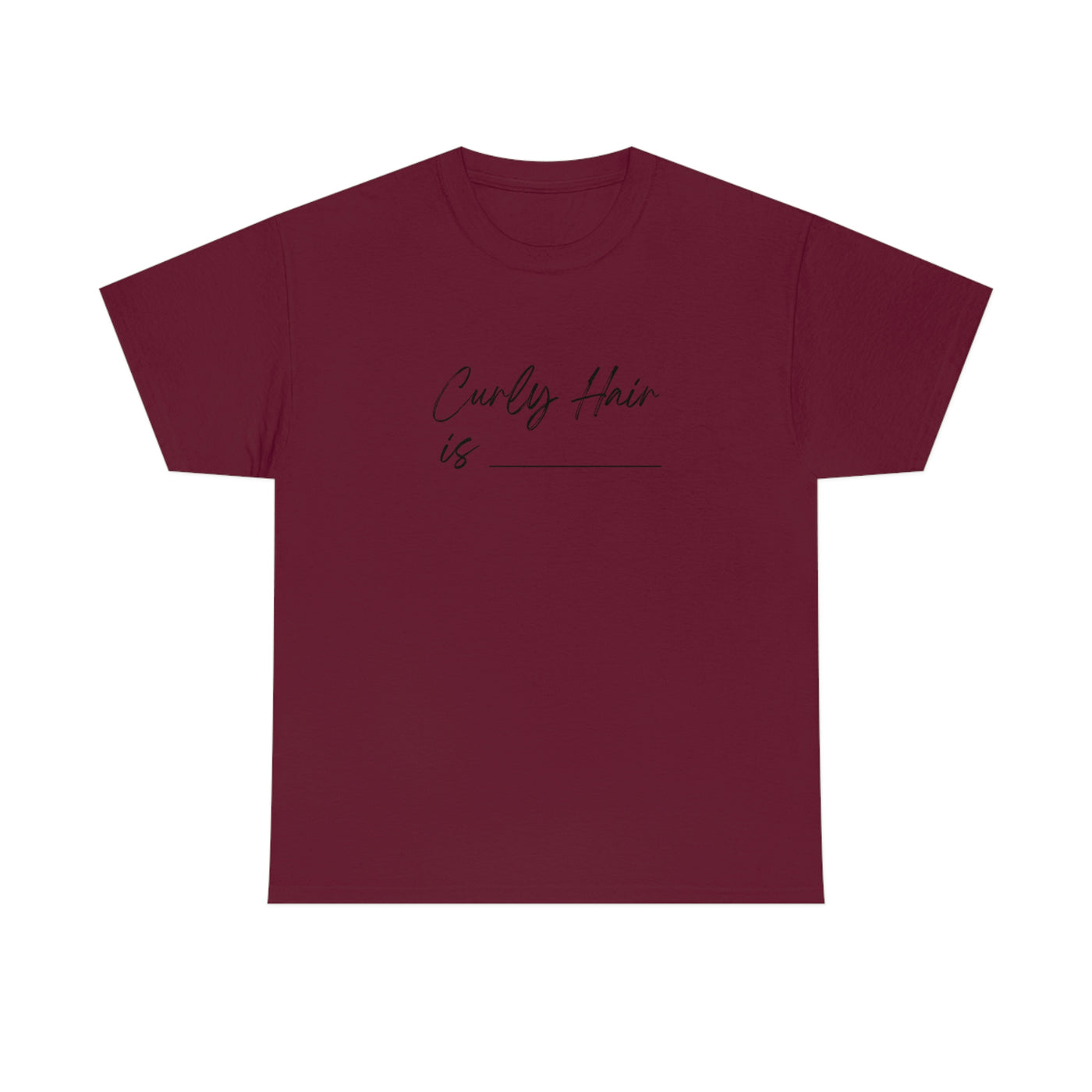 Curly Hair Is... - Unisex Ultra Cotton Tee - curlysister
