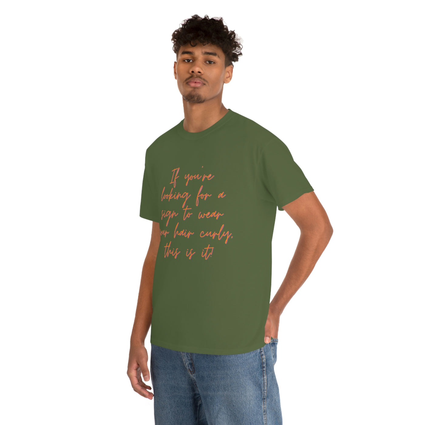 Looking for curly hair... Unisex Softstyle T-Shirt - curlysister