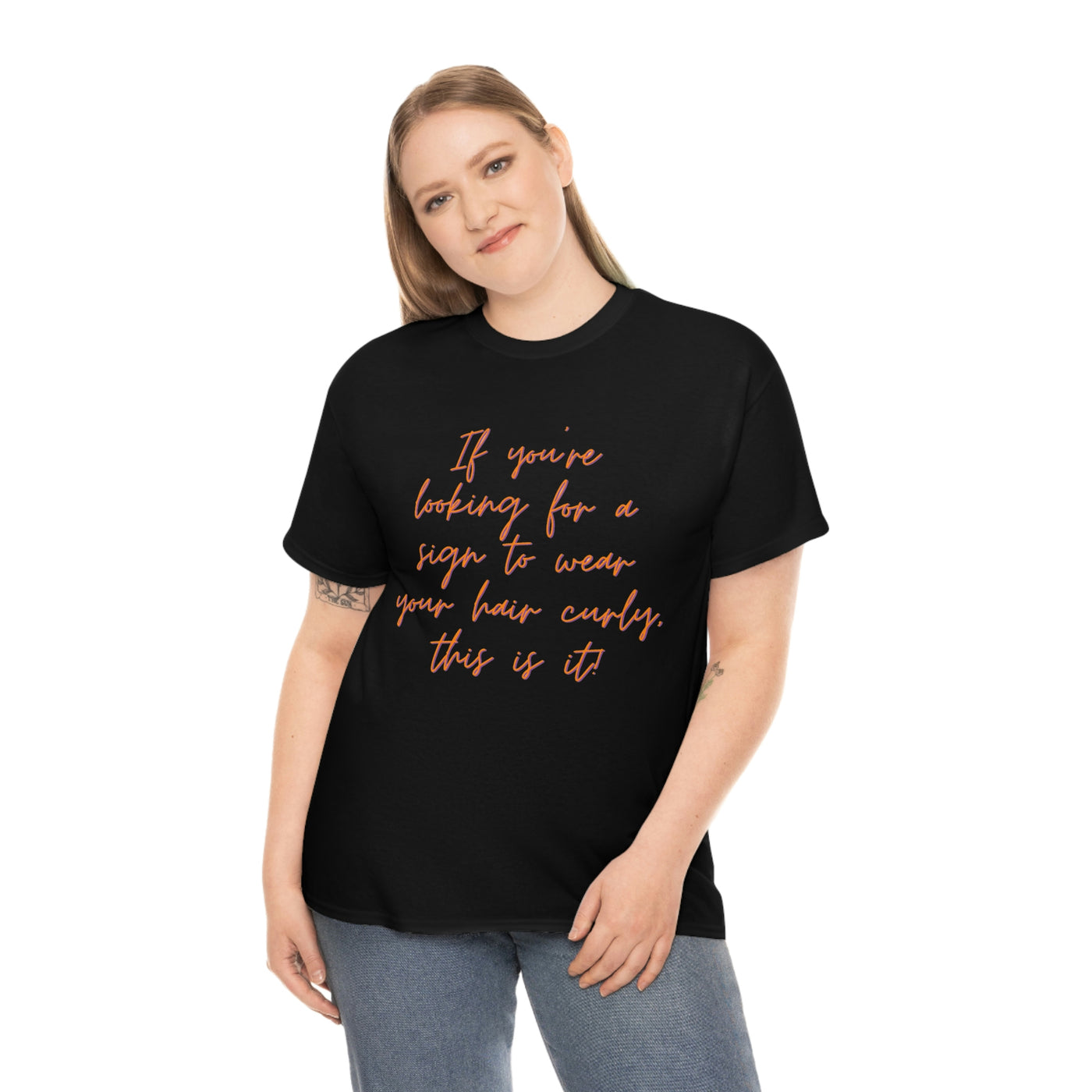Looking for curly hair... Unisex Softstyle T-Shirt - curlysister