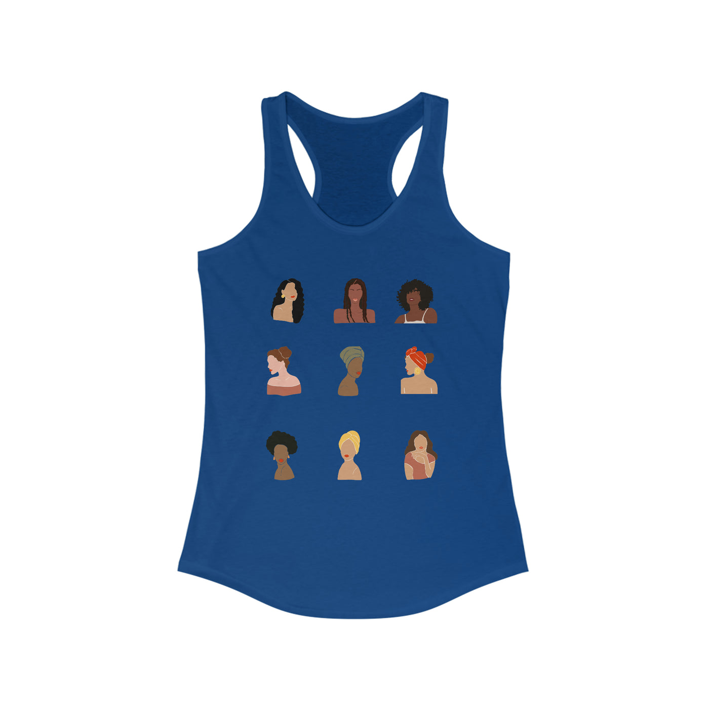 World Of Curls - Women's Ideal Racerback Tank - curlysister
