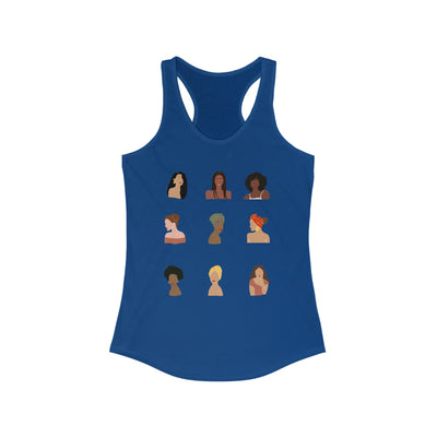 World Of Curls - Women's Ideal Racerback Tank - curlysister
