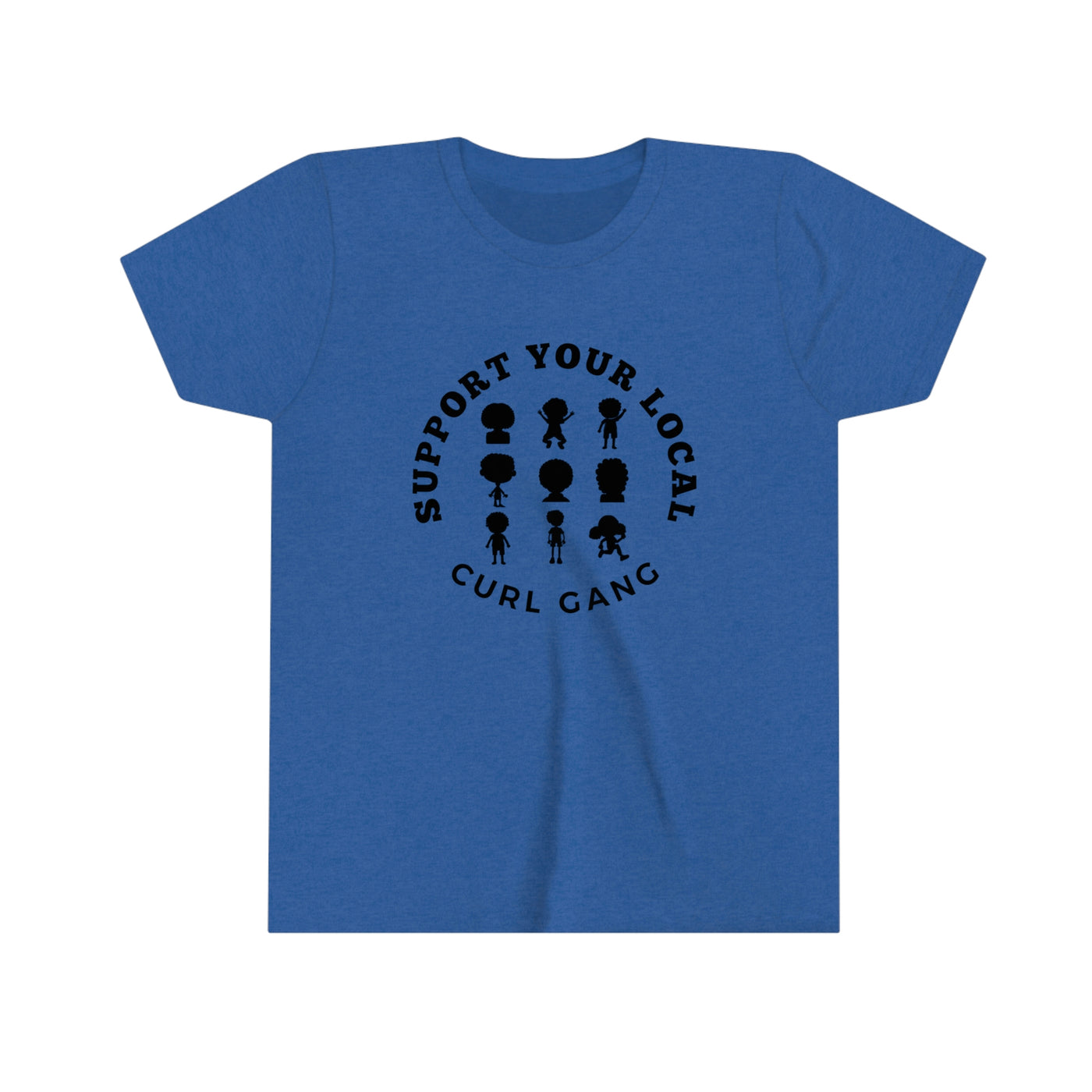 Support Your Local Curl Gang - Youth Short Sleeve Tee - curlysister