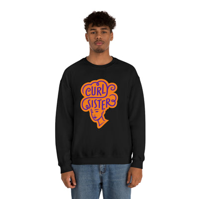 Curly Sister- Women Heavy Blend™ Crewneck Sweatshirt - curlysister