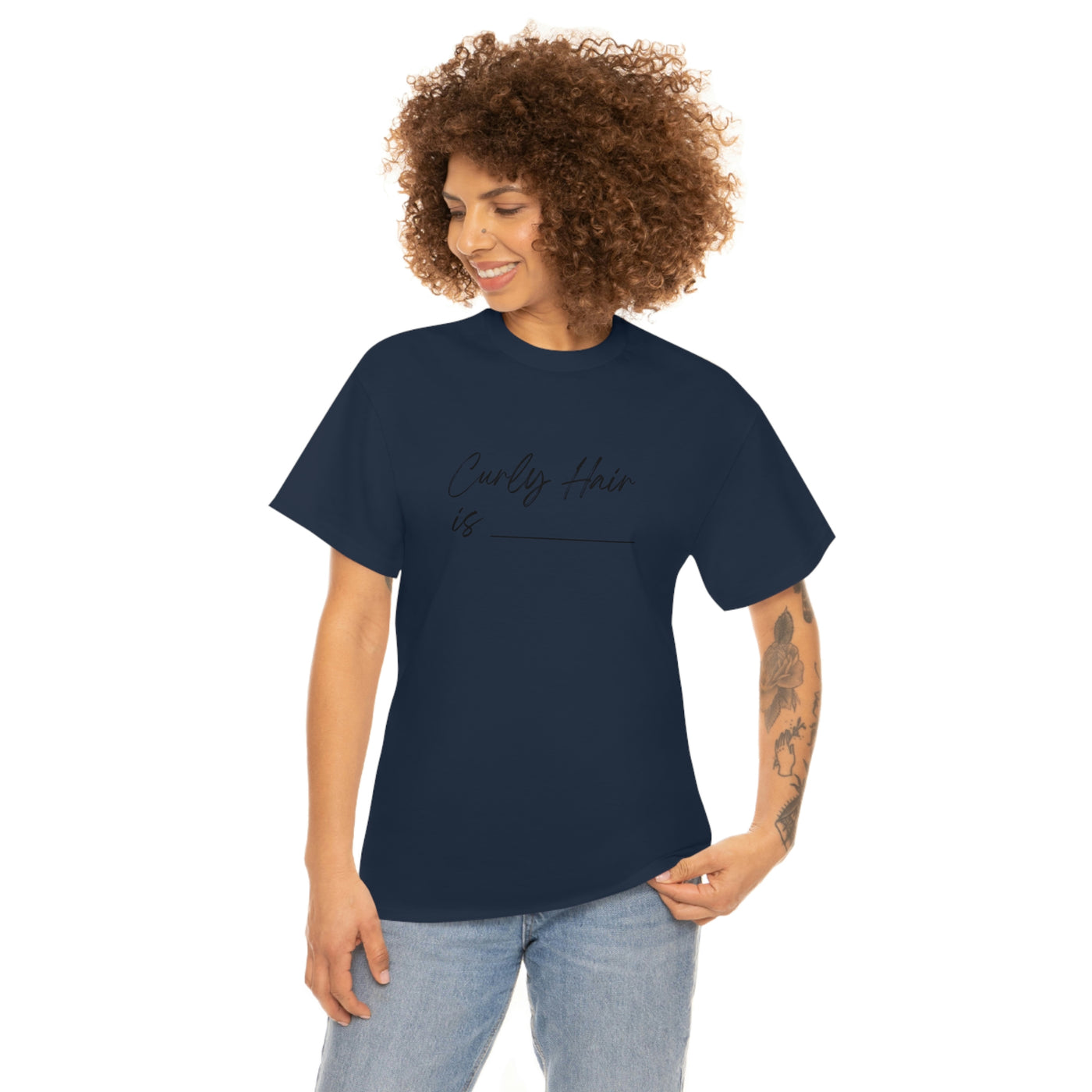Curly Hair Is... - Unisex Ultra Cotton Tee - curlysister