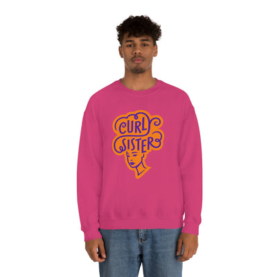 Curly Sister- Women Heavy Blend™ Crewneck Sweatshirt - curlysister