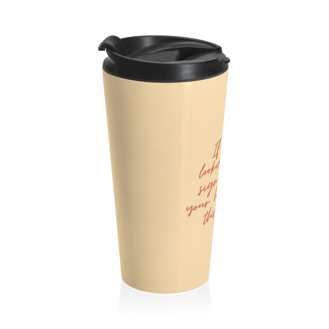 Wear your hair curly - Stainless Steel Travel Mug - curlysister