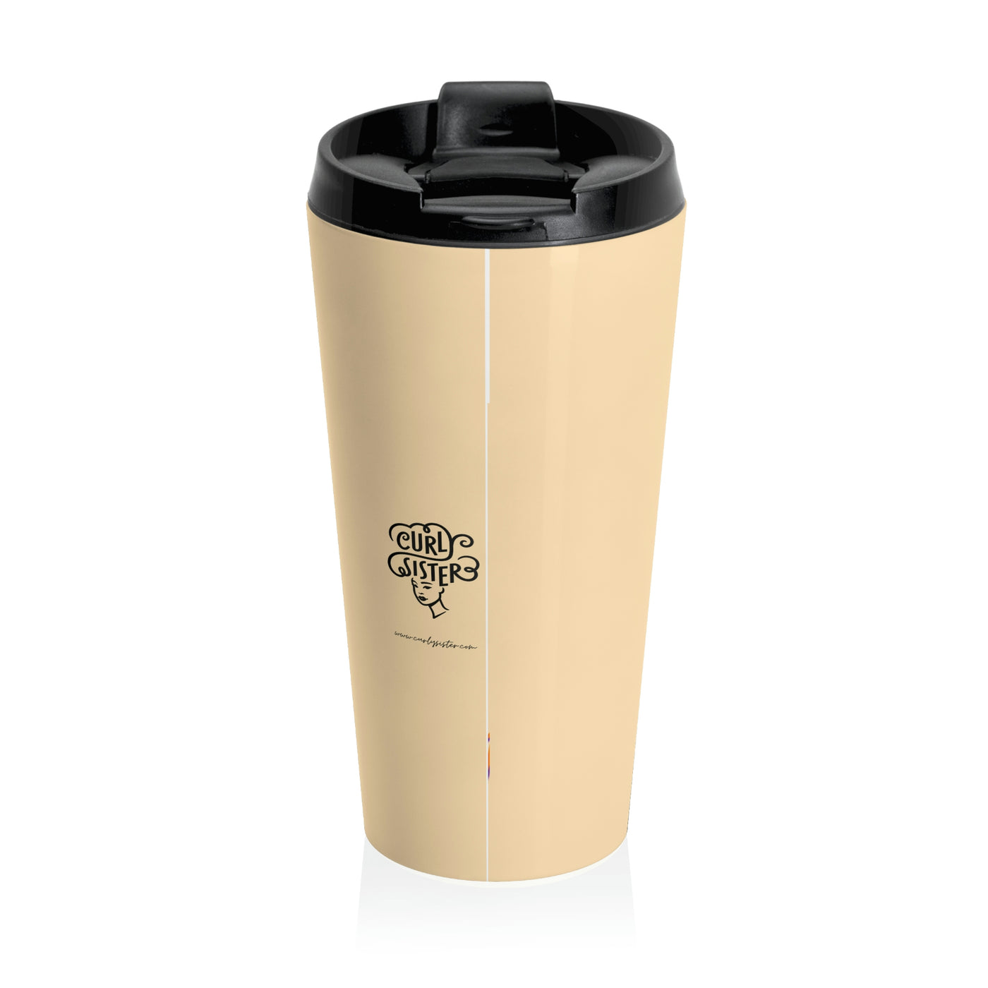 Wear your hair curly - Stainless Steel Travel Mug - curlysister