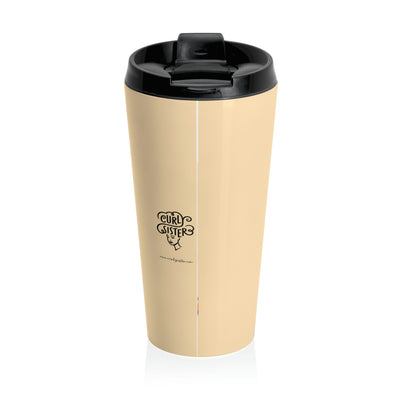 Wear your hair curly - Stainless Steel Travel Mug - curlysister