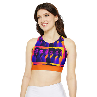 Curly Sister - Fully Lined, Padded Sports Bra