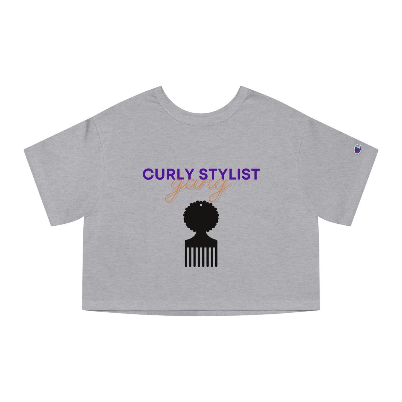 Curly Stylist Cropped T-Shirt