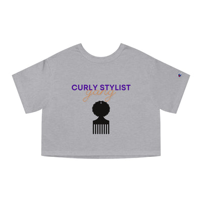 Curly Stylist Cropped T-Shirt