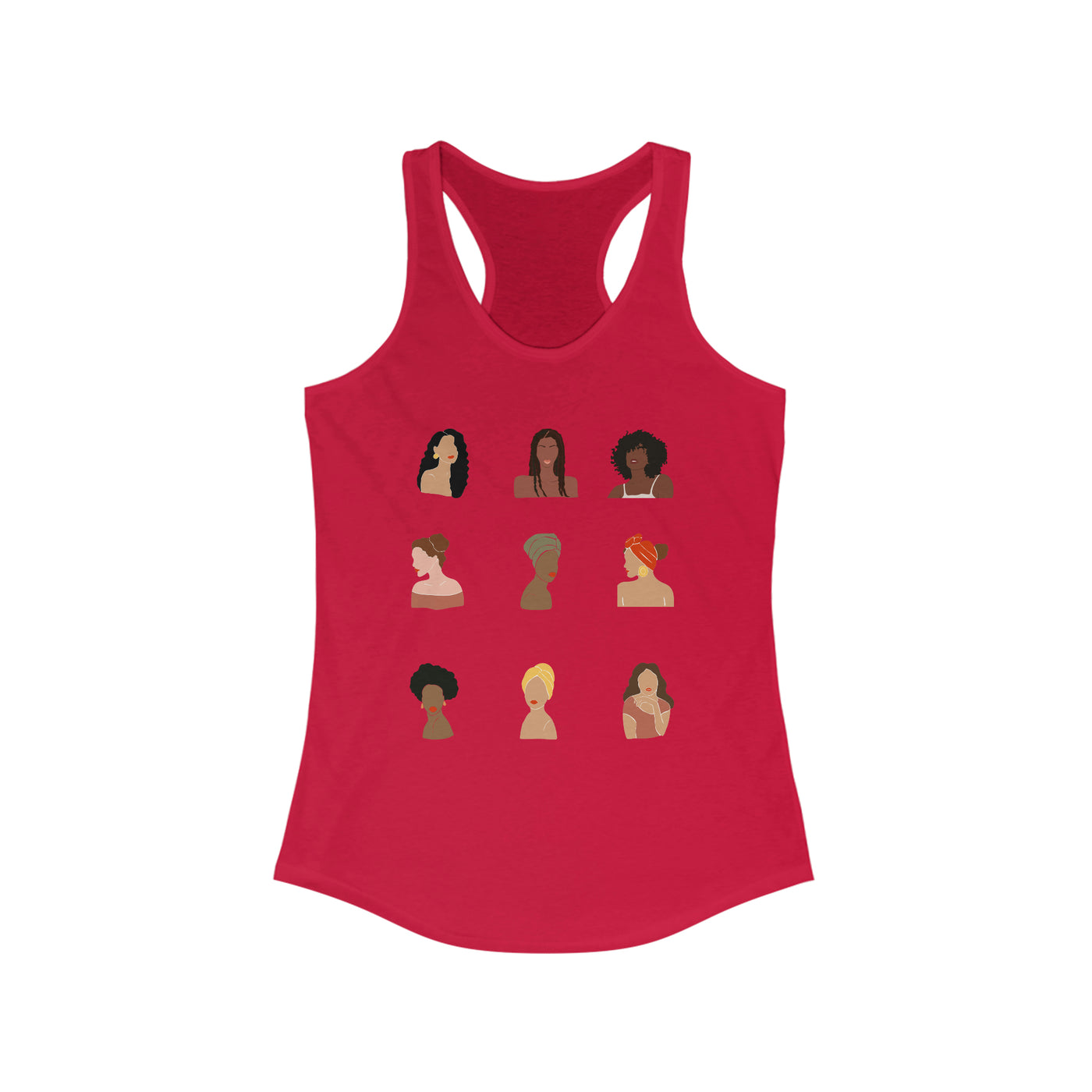 World Of Curls - Women's Ideal Racerback Tank - curlysister