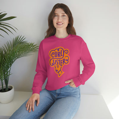 Curly Sister- Women Heavy Blend™ Crewneck Sweatshirt - curlysister
