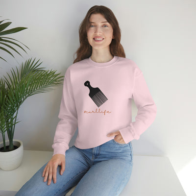 curl life - Unisex Heavy Blend™ Crewneck Sweatshirt - curlysister