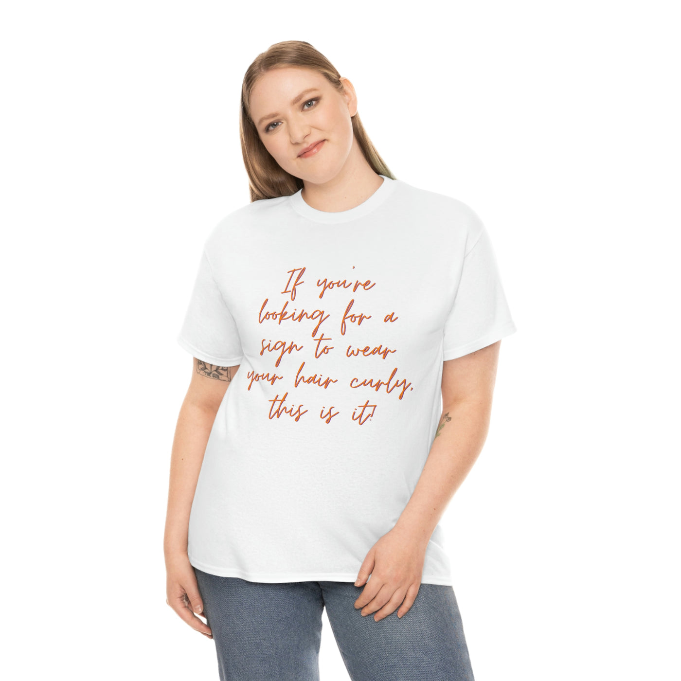 Looking for curly hair... Unisex Softstyle T-Shirt - curlysister