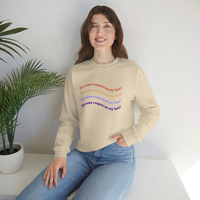 Put Some Respect On My Hair! - Unisex Heavy Blend™ Crewneck Sweatshirt - curlysister