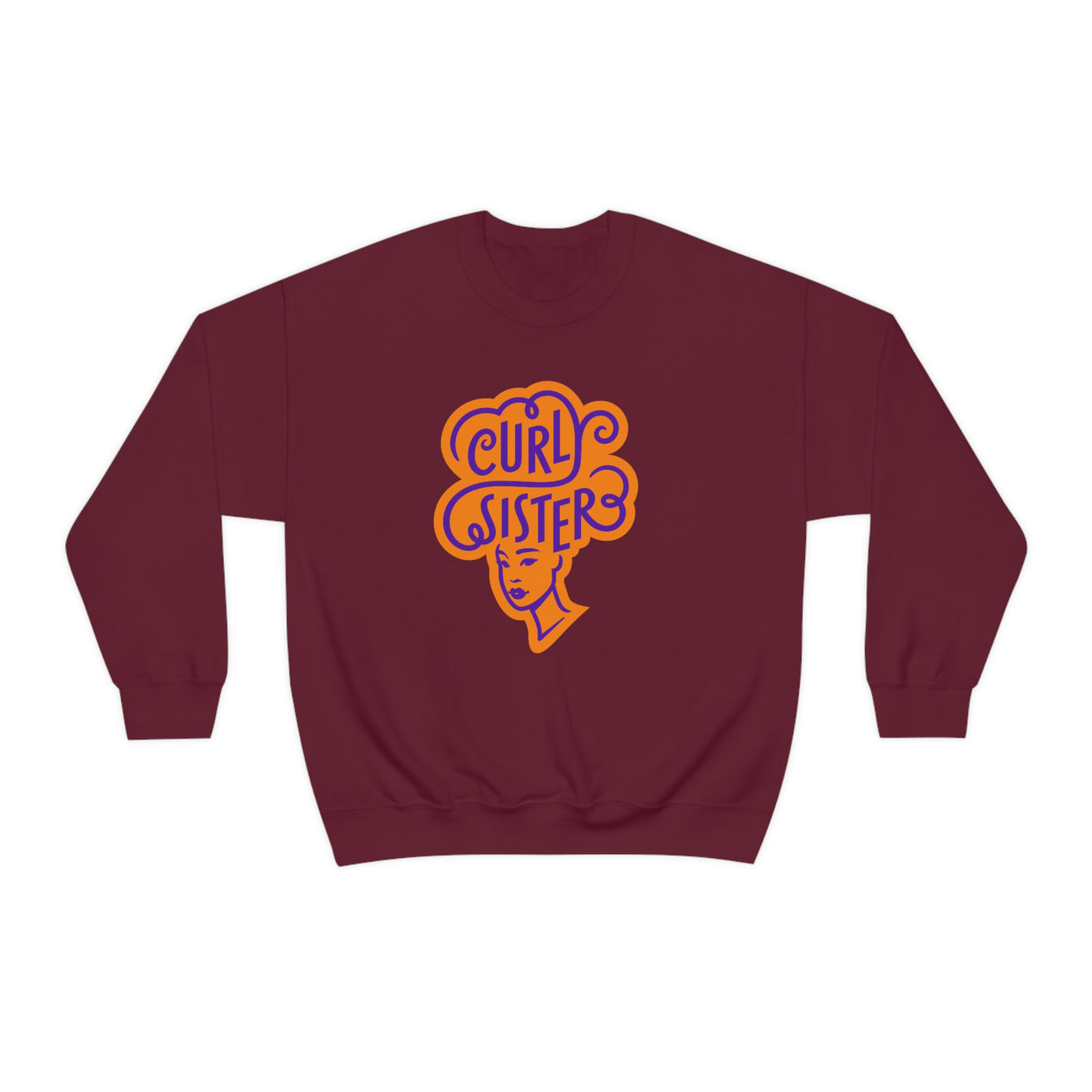 Curly Sister- Women Heavy Blend™ Crewneck Sweatshirt - curlysister