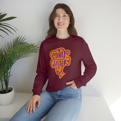 Curly Sister- Women Heavy Blend™ Crewneck Sweatshirt - curlysister