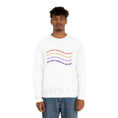 Put Some Respect On My Hair! - Unisex Heavy Blend™ Crewneck Sweatshirt - curlysister