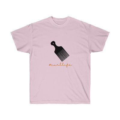 #curllife - Unisex Ultra Cotton Tee - curlysister