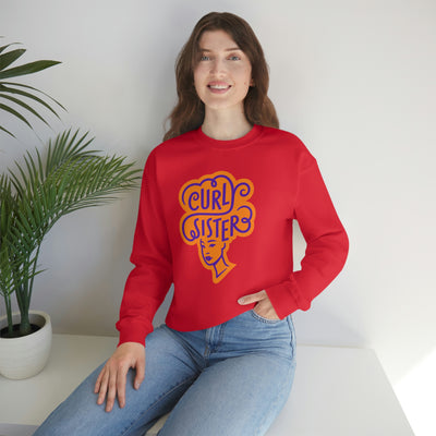 Curly Sister- Women Heavy Blend™ Crewneck Sweatshirt - curlysister