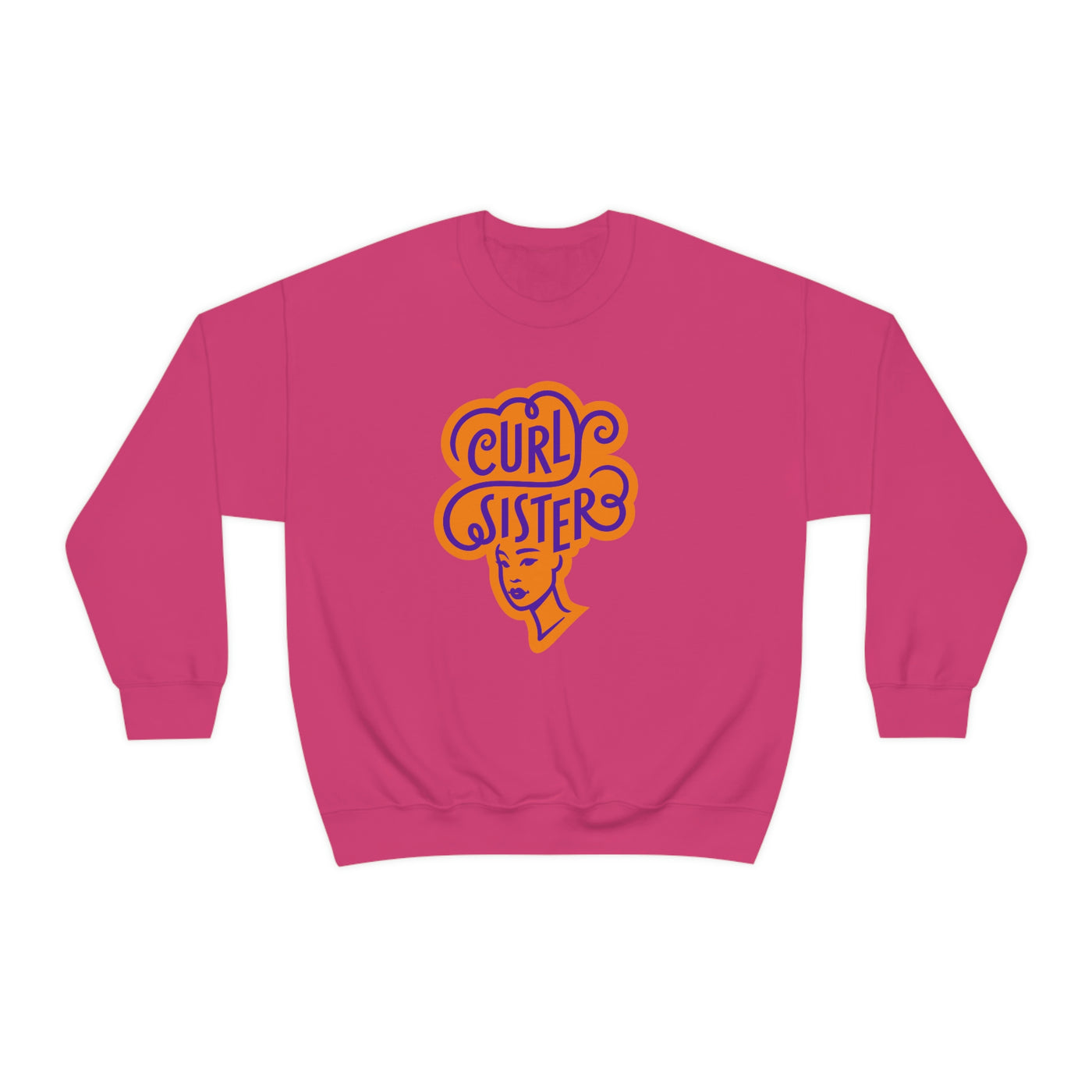 Curly Sister- Women Heavy Blend™ Crewneck Sweatshirt - curlysister