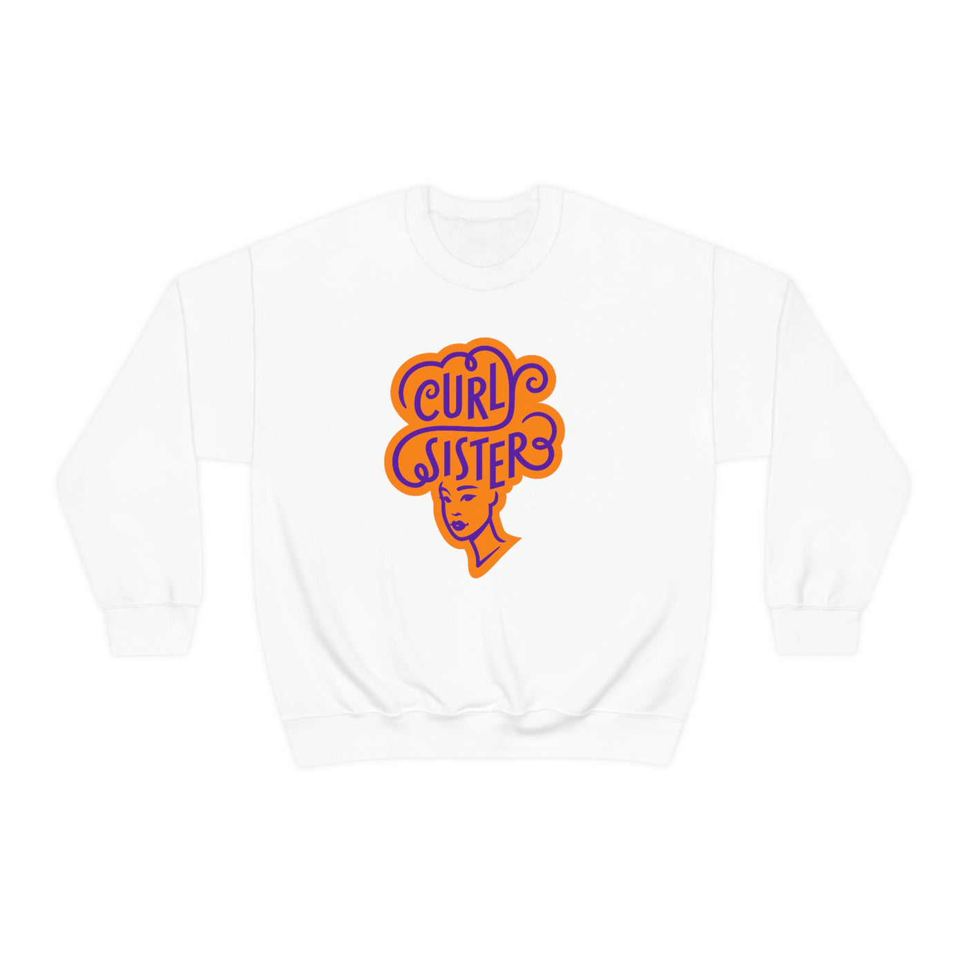 Curly Sister- Women Heavy Blend™ Crewneck Sweatshirt - curlysister