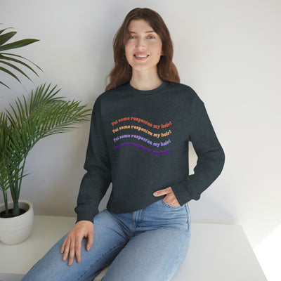Put Some Respect On My Hair! - Unisex Heavy Blend™ Crewneck Sweatshirt - curlysister