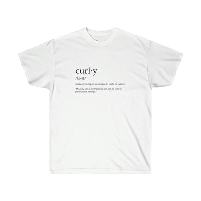 The Definition of Curly - Unisex Ultra Cotton Tee - curlysister