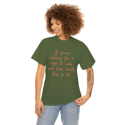 Looking for curly hair... Unisex Softstyle T-Shirt - curlysister