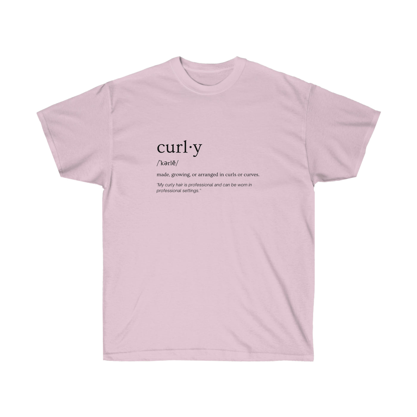 The Definition of Curly - Unisex Ultra Cotton Tee - curlysister