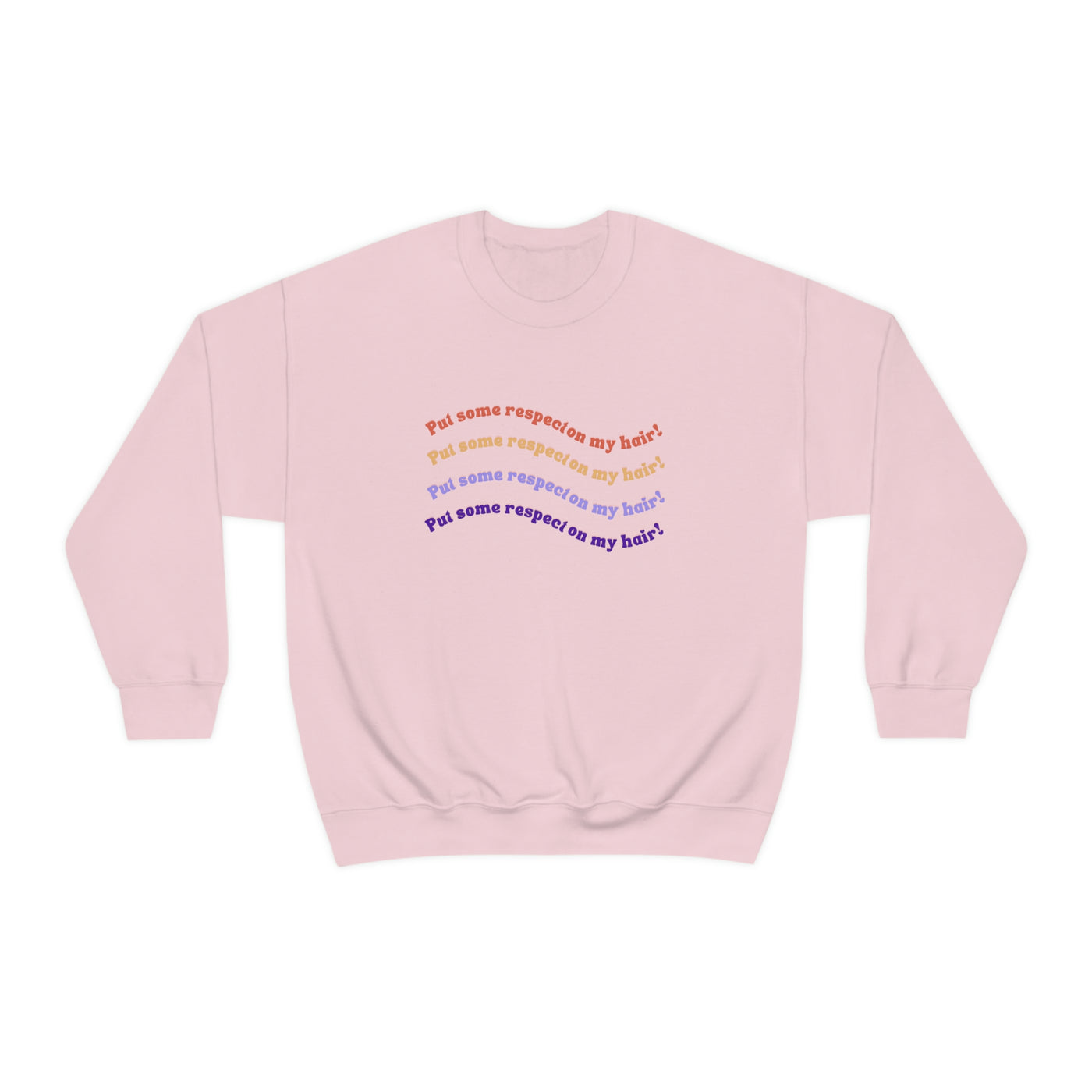 Put Some Respect On My Hair! - Unisex Heavy Blend™ Crewneck Sweatshirt - curlysister