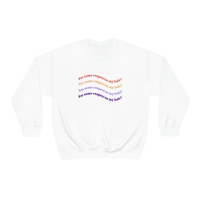 Put Some Respect On My Hair! - Unisex Heavy Blend™ Crewneck Sweatshirt - curlysister