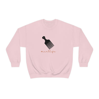 curl life - Unisex Heavy Blend™ Crewneck Sweatshirt - curlysister