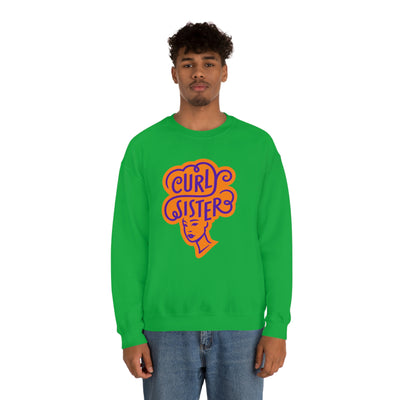 Curly Sister- Women Heavy Blend™ Crewneck Sweatshirt - curlysister
